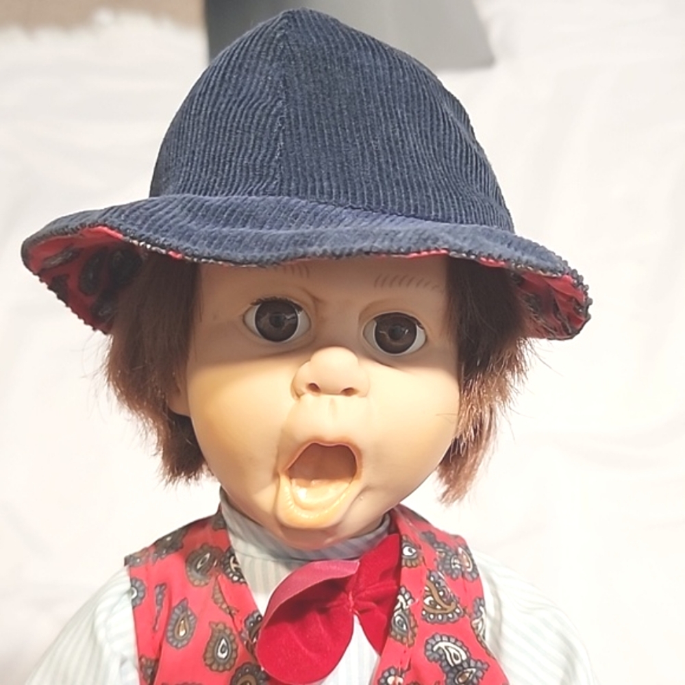 Gi go Toys!  Vintage Baby Boy Expressions Doll 15"